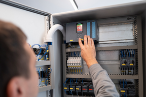 Hand operates PLC programming